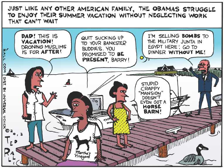 Political/Editorial Cartoon by Ted Rall on ObamaCare Getting Mixed Previews
