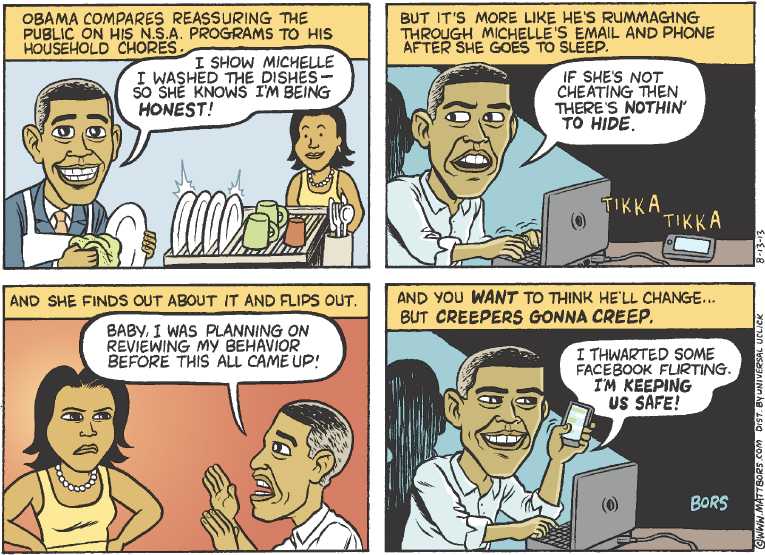 Political/Editorial Cartoon by Matt Bors on Obama Vows to Keep Abuses Secret