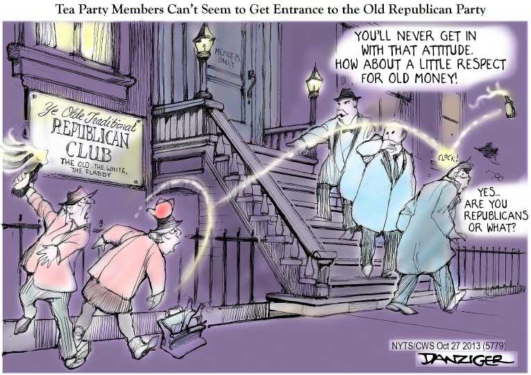 Political/Editorial Cartoon by Jeff Danziger, CWS/CartoonArts Intl. on GOP Upset With Site Woes