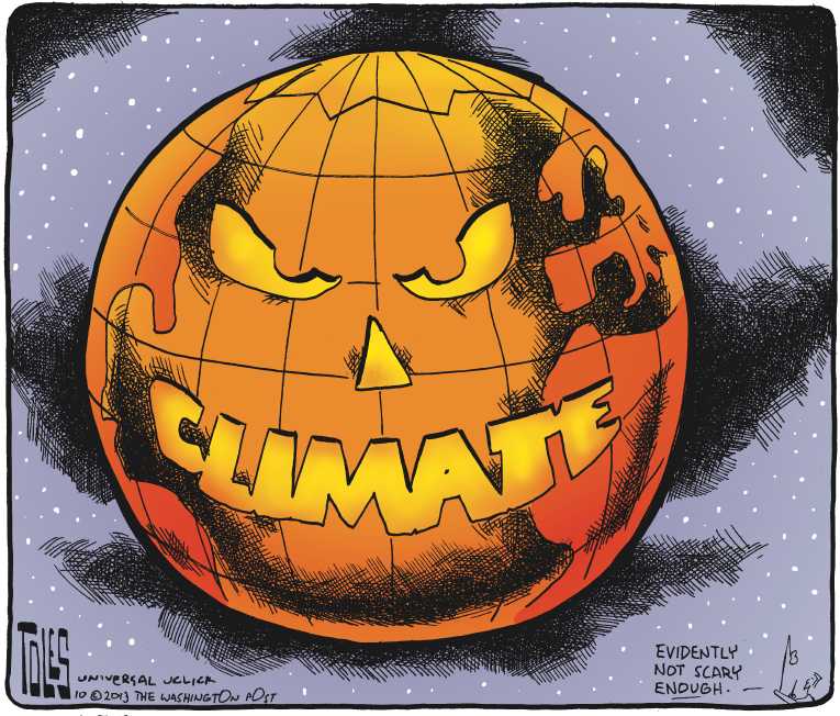 Political/Editorial Cartoon by Tom Toles, Washington Post on Nation Celebrates Halloween
