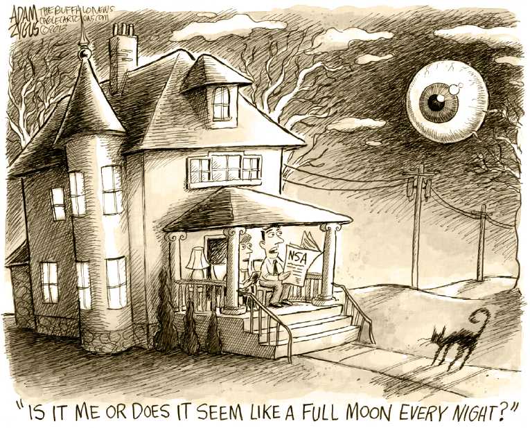 Political/Editorial Cartoon by Adam Zyglis, The Buffalo News on Nation Celebrates Halloween