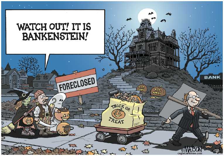 Political/Editorial Cartoon by RJ Matson, Cagle Cartoons on Nation Celebrates Halloween