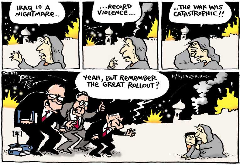 Political/Editorial Cartoon by Joel Pett, Lexington Herald-Leader, CWS/CartoonArts Intl. on GOP Critical of Obama