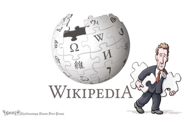 Political/Editorial Cartoon by Clay Bennett, Chattanooga Times Free Press on Rand Paul Admits to Plagiarism