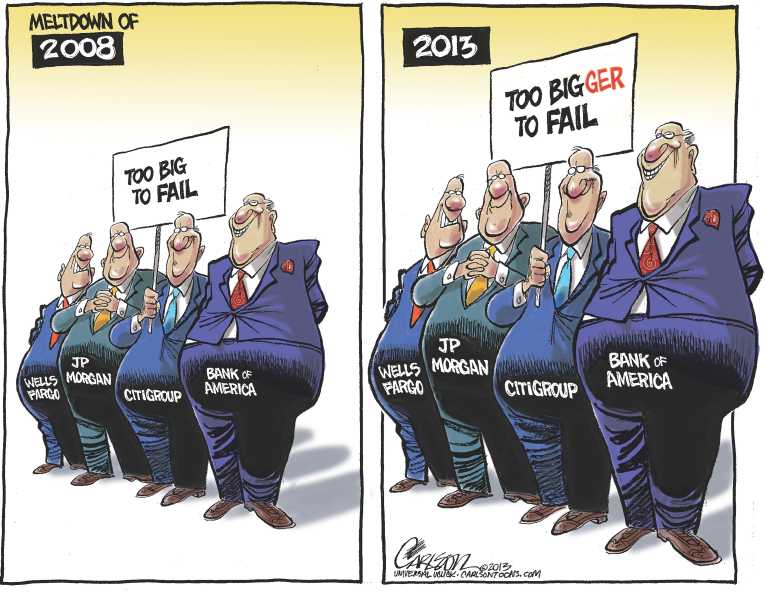 Political/Editorial Cartoon by Stuart Carlson on Tough Shopping Season Predicted