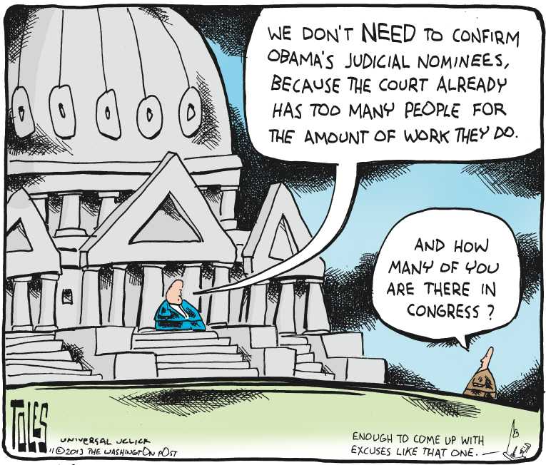 Political/Editorial Cartoon by Tom Toles, Washington Post on Republican Party Moving Right