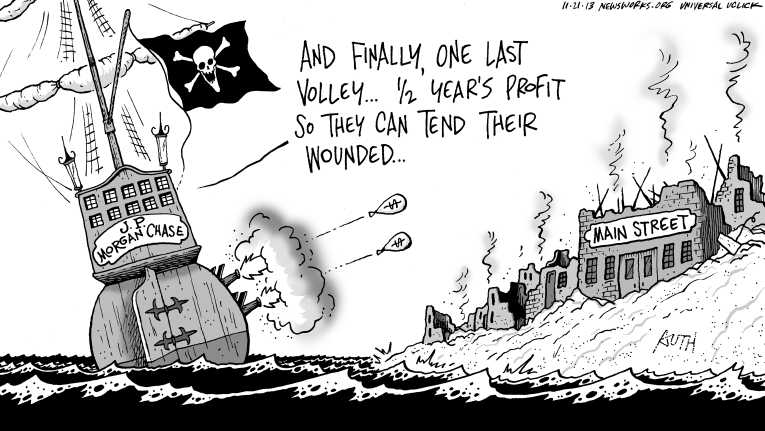 Political/Editorial Cartoon by Tony Auth, Philadelphia Inquirer on Stock Market Reaches 16,000