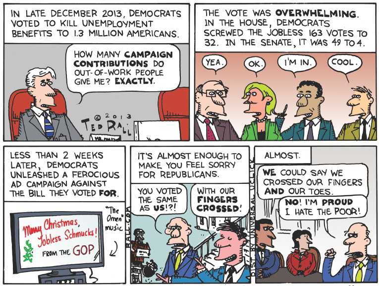 Political/Editorial Cartoon by Ted Rall on GOP Sets Its Course