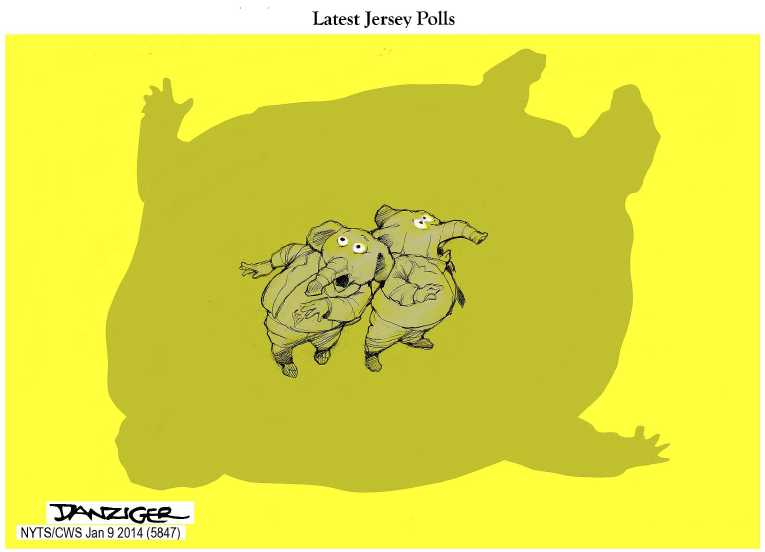 Political/Editorial Cartoon by Jeff Danziger, CWS/CartoonArts Intl. on Christie Fires Kelly