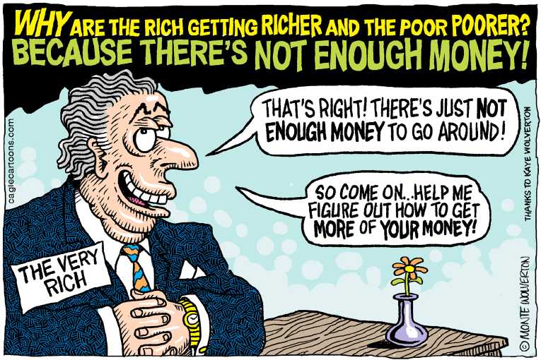 Political/Editorial Cartoon by Monte Wolverton, Cagle Cartoons on War on Poverty Commemorated