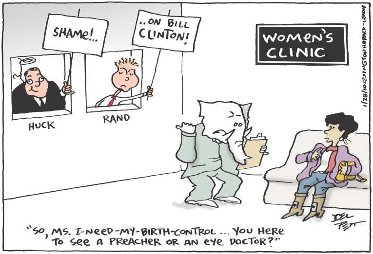 Political/Editorial Cartoon by Joel Pett, Lexington Herald-Leader, CWS/CartoonArts Intl. on Republicans Appeal to Women Voters