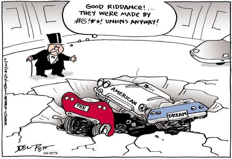 Political/Editorial Cartoon by Joel Pett, Lexington Herald-Leader, CWS/CartoonArts Intl. on Debt Ceiling Raised