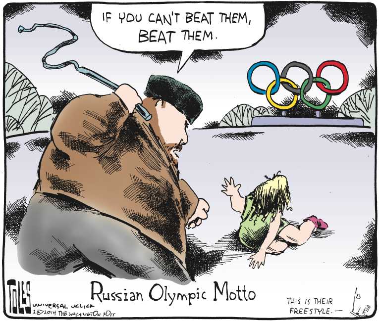 Political/Editorial Cartoon by Tom Toles, Washington Post on Ukraine’s Course Uncertain