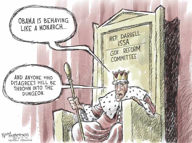 Political/Editorial Cartoon by Nick Anderson, Houston Chronicle on GOP Gears Up for Elections