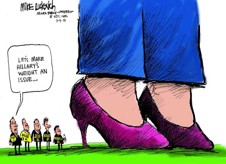 Political/Editorial Cartoon by Mike Luckovich, Atlanta Journal-Constitution on GOP Gears Up for Elections