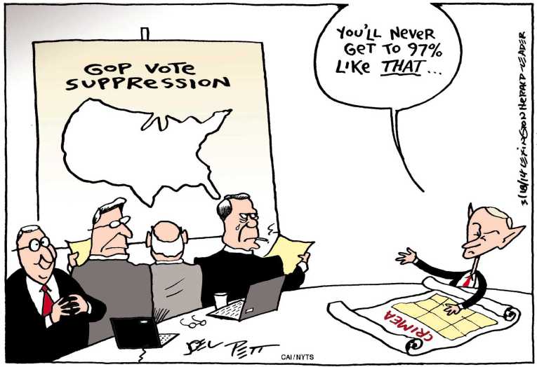 Political/Editorial Cartoon by Joel Pett, Lexington Herald-Leader, CWS/CartoonArts Intl. on Obama Pursues His Agenda