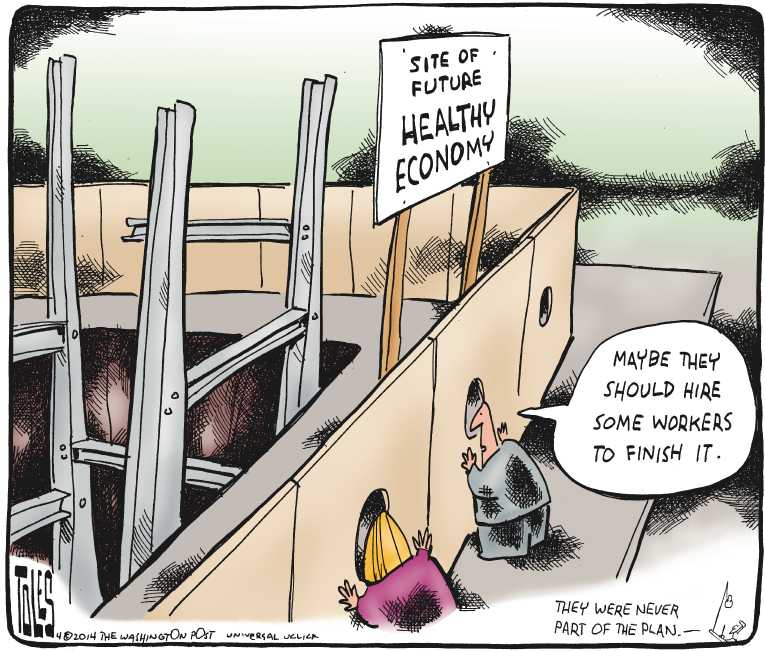 Political/Editorial Cartoon by Tom Toles, Washington Post on GOP Proposes Tax Cuts for Wealthy