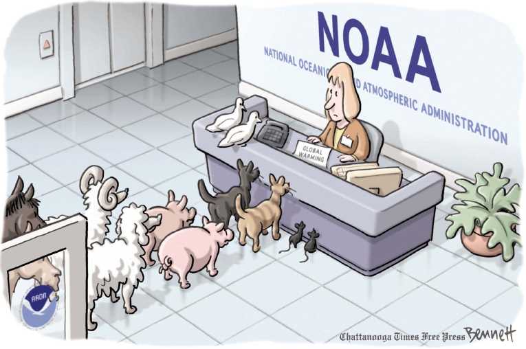 Political/Editorial Cartoon by Clay Bennett, Chattanooga Times Free Press on Search Finds Polluted Ocean