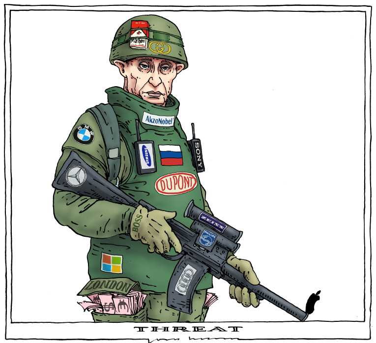 Political/Editorial Cartoon by Joep Bertrams, Het Parool, Amsterdam, Netherlands on In Other News