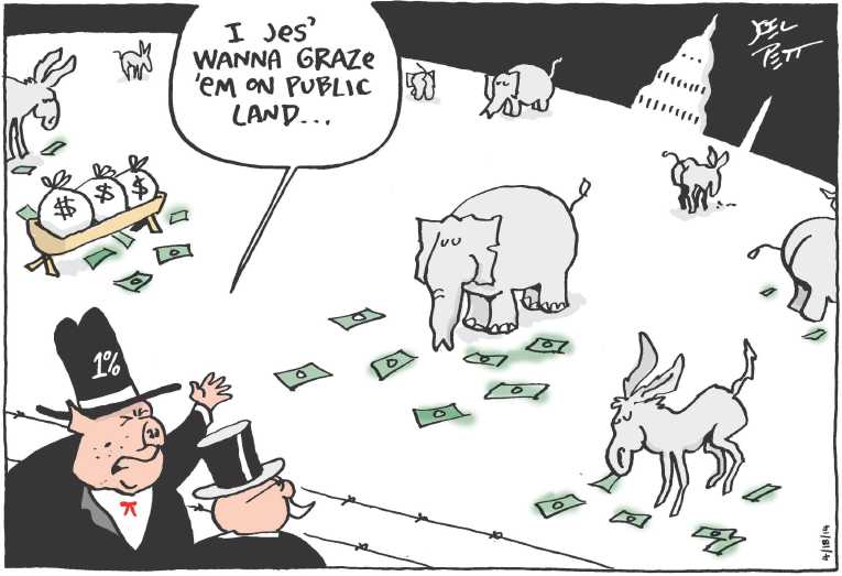 Political/Editorial Cartoon by Joel Pett, Lexington Herald-Leader, CWS/CartoonArts Intl. on GOP Returns to Traditional Values