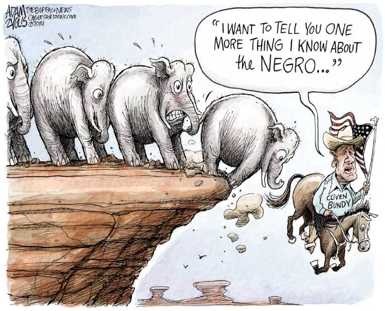 Political/Editorial Cartoon by Adam Zyglis, The Buffalo News on Far Right Growing Bolder