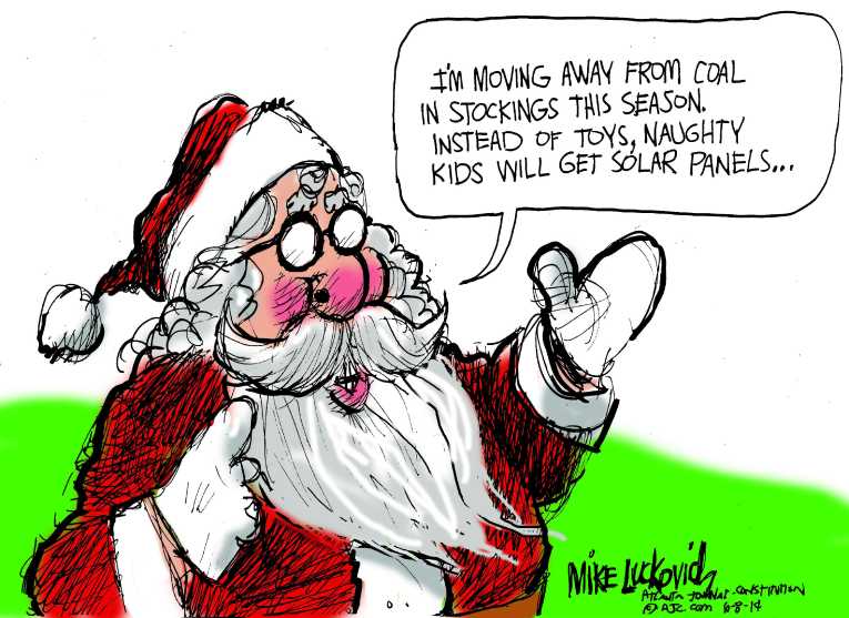 Political/Editorial Cartoon by Mike Luckovich, Atlanta Journal-Constitution on Critics Blast New EPA Standards
