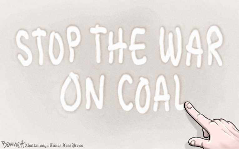 Political/Editorial Cartoon by Clay Bennett, Chattanooga Times Free Press on Critics Blast New EPA Standards