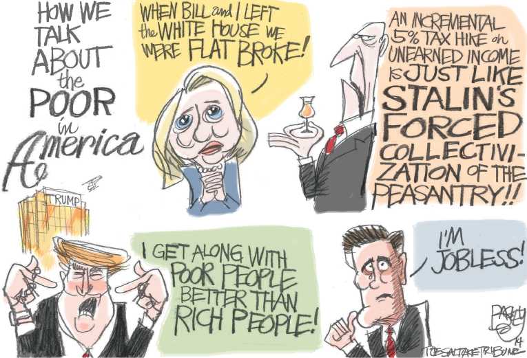 Political/Editorial Cartoon by Pat Bagley, Salt Lake Tribune on Economists Looking Ahead