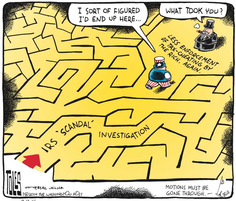 Political/Editorial Cartoon by Tom Toles, Washington Post on US Economy Giving Mixed Signals