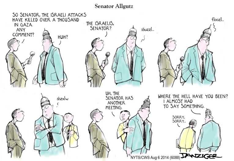 Political/Editorial Cartoon by Jeff Danziger, CWS/CartoonArts Intl. on Cease Fire Holding