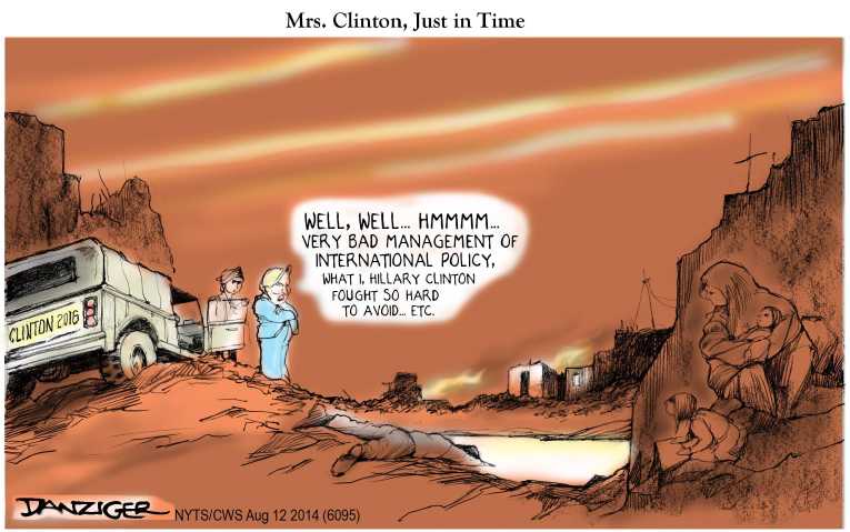 Political/Editorial Cartoon by Jeff Danziger, CWS/CartoonArts Intl. on US Bombs ISIS
