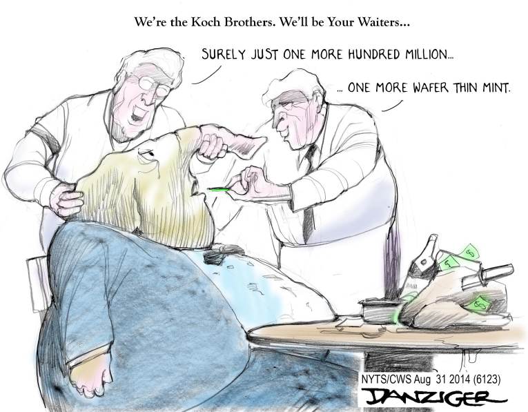 Political/Editorial Cartoon by Jeff Danziger, CWS/CartoonArts Intl. on GOP Plots Its Course