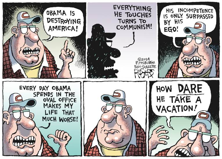 Political/Editorial Cartoon by Rob Rogers, The Pittsburgh Post-Gazette on President’s Popularity Hits New Low
