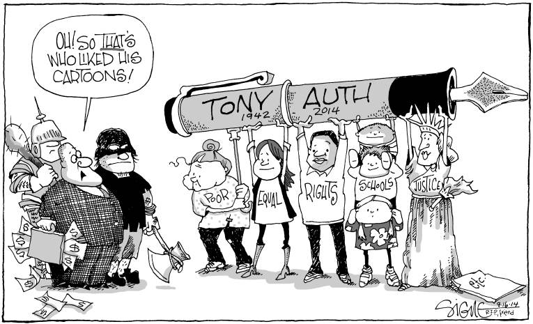 Political/Editorial Cartoon by Signe Wilkinson, Philadelphia Daily News on In Other News