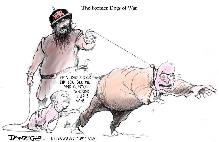 Political/Editorial Cartoon by Jeff Danziger, CWS/CartoonArts Intl. on US Strikes ISIS