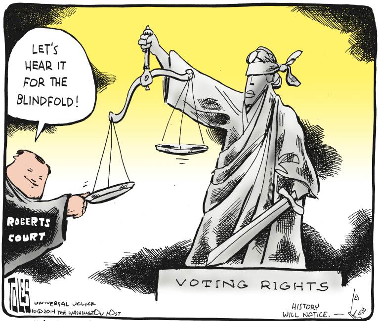 Political/Editorial Cartoon by Tom Toles, Washington Post on Low Voter Turnout Expected