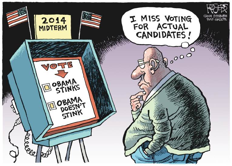 Political/Editorial Cartoon by Rob Rogers, The Pittsburgh Post-Gazette on Republicans Win Big
