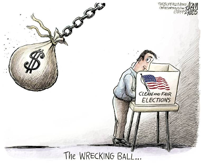 Political/Editorial Cartoon by Adam Zyglis, The Buffalo News on Republicans Win Big