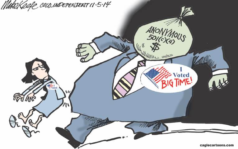 Political/Editorial Cartoon by Mike Keefe, Denver Post on Republicans Win Big