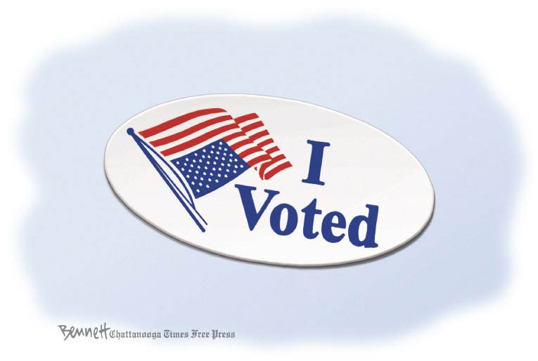 Political/Editorial Cartoon by Clay Bennett, Chattanooga Times Free Press on Republicans Win Big