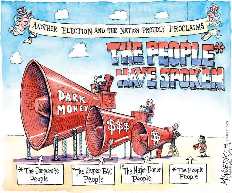 Political/Editorial Cartoon by Matt Wuerker, Politico on Republicans Savoring Big Wins