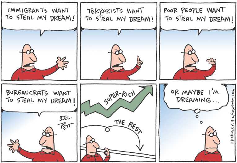 Political/Editorial Cartoon by Joel Pett, Lexington Herald-Leader, CWS/CartoonArts Intl. on Republicans Savoring Big Wins