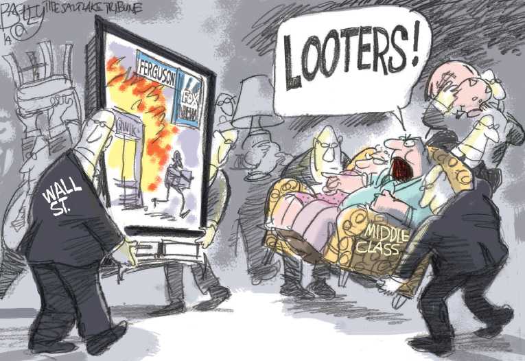 Political/Editorial Cartoon by Pat Bagley, Salt Lake Tribune on Black Friday Sluggish