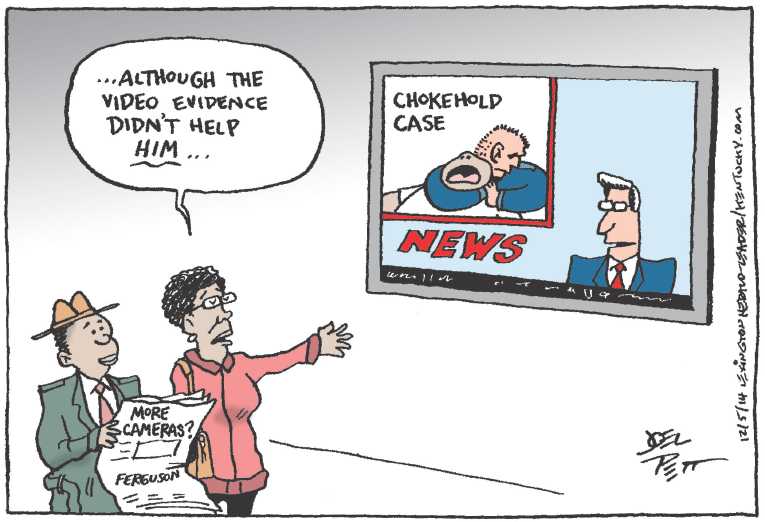 Political/Editorial Cartoon by Joel Pett, Lexington Herald-Leader, CWS/CartoonArts Intl. on Protests Spread Throughout US