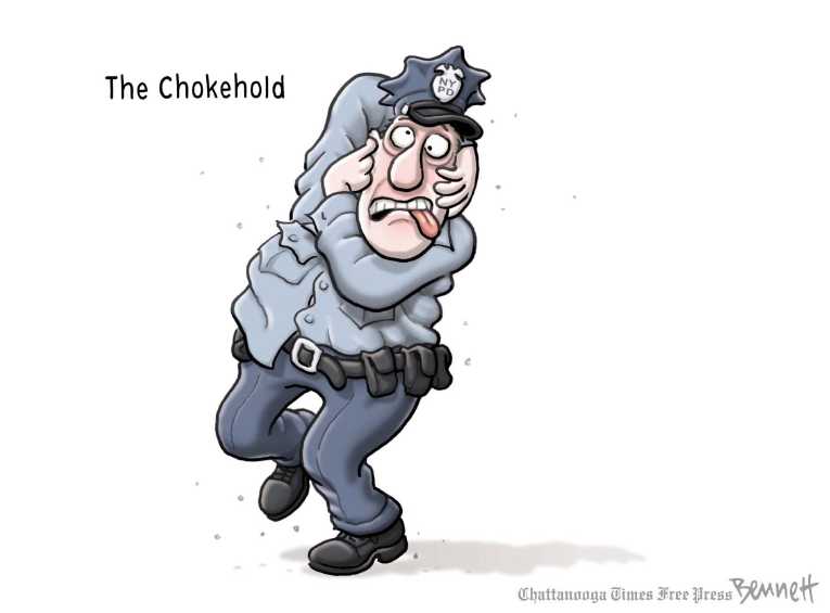Political/Editorial Cartoon by Clay Bennett, Chattanooga Times Free Press on Protests Spread Throughout US