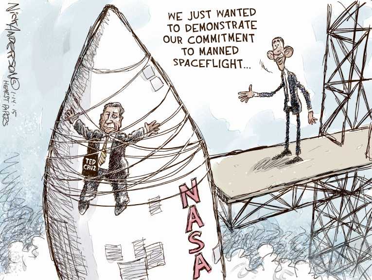 Political/Editorial Cartoon by Nick Anderson, Houston Chronicle on GOP Congress Setting Tone