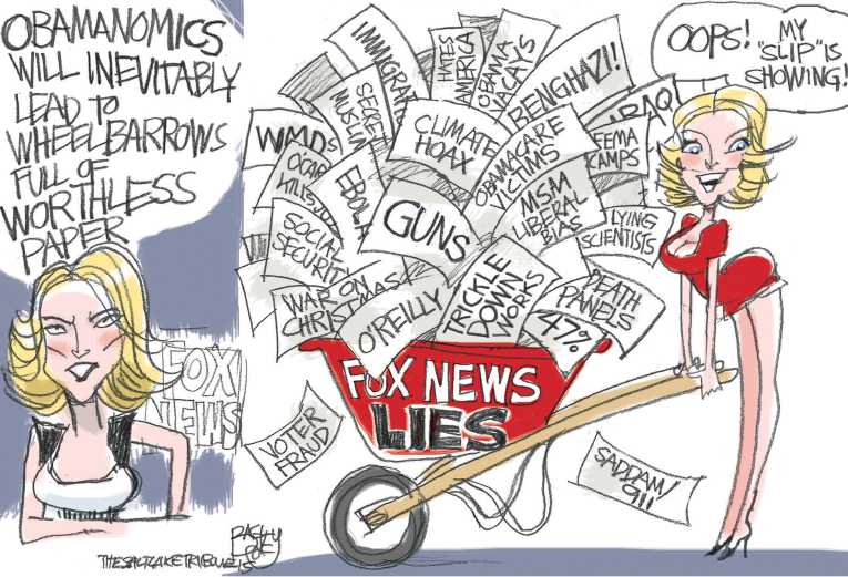 Political/Editorial Cartoon by Pat Bagley, Salt Lake Tribune on GOP Ramping Up for 2016 Elections
