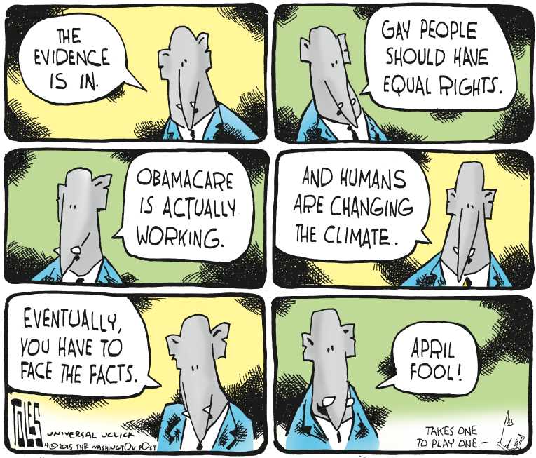 Political/Editorial Cartoon by Tom Toles, Washington Post on GOP Sharpens Message