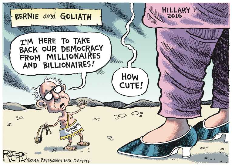 Political/Editorial Cartoon by Rob Rogers, The Pittsburgh Post-Gazette on More Presidential Hopefuls Declare