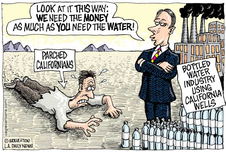 Political/Editorial Cartoon by Monte Wolverton, Cagle Cartoons on Sea Levels Rising